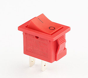 KCD3兩個(gè)腳紅色船型開關(guān)